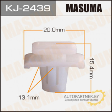 Клипса пластиковая MASUMA (HONDA 75315S9A004)  / KJ2439