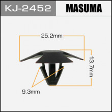 Клипса пластиковая MASUMA (TOYOTA 5332608010)  / KJ2452