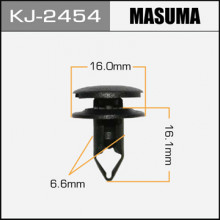Клипса пластиковая MASUMA (HONDA 90667TC0U01ZA)  / KJ2454