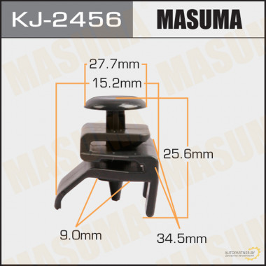 Клипса пластиковая MASUMA (TOYOTA 538790R010)  / KJ2456