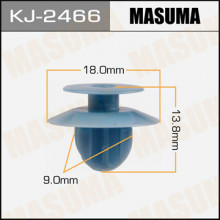 Клипса пластиковая MASUMA (MITSUBISHI MU000977)  / KJ2466
