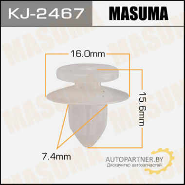 Клипса пластиковая MASUMA (MITSUBISHI MU000573)  / KJ2467