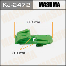 Клипса пластиковая MASUMA (HONDA 91503SWAA01)  / KJ2472