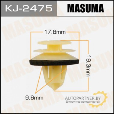 Клипса пластиковая MASUMA (HONDA 91560TX4A01)  / KJ2475