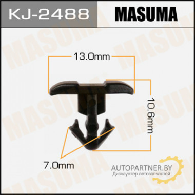 Клипса пластиковая MASUMA (TOYOTA 6548760010)  / KJ2488
