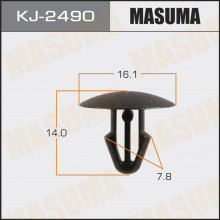 Клипса пластиковая MASUMA (HONDA 91504TBAA01)  / KJ2490
