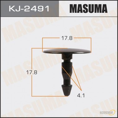 Клипса пластиковая MASUMA (HONDA 91512SED003)  / KJ2491