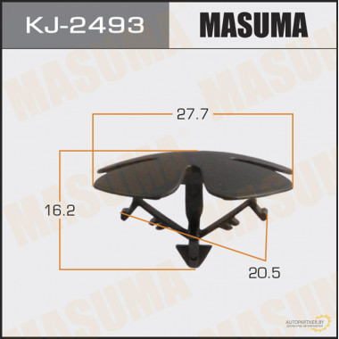 Клипса пластиковая MASUMA (HONDA 91501SWA003)  / KJ2493