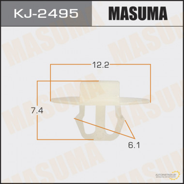 Клипса пластиковая MASUMA (HONDA 90651TA0003)  / KJ2495