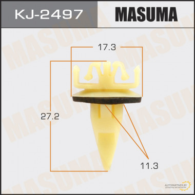 Клипса пластиковая MASUMA (TOYOTA 7549442010)  / KJ2497