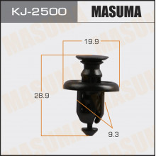 Клипса пластиковая MASUMA (TOYOTA 5145448010)  / KJ2500