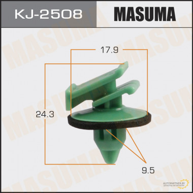 Клипса пластиковая MASUMA (NISSAN 768821KA1A)  / KJ2508