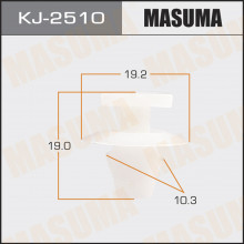 Клипса пластиковая MASUMA (NISSAN 26398ED000)  / KJ2510