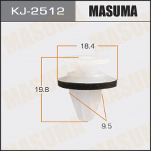 Клипса пластиковая MASUMA (MAZDA KD5151W24)  / KJ2512