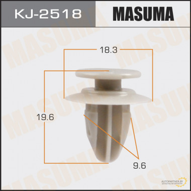 Клипса пластиковая MASUMA (MAZDA KD5351W24)  / KJ2518
