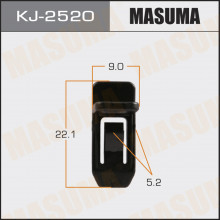 Клипса пластиковая MASUMA (MAZDA G46L50EB1)  / KJ2520