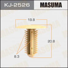 Клипса пластиковая MASUMA (TOYOTA 6339926050)  / KJ2526