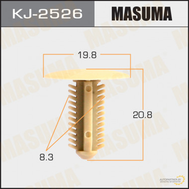 Клипса пластиковая MASUMA (TOYOTA 6339926050)  / KJ2526
