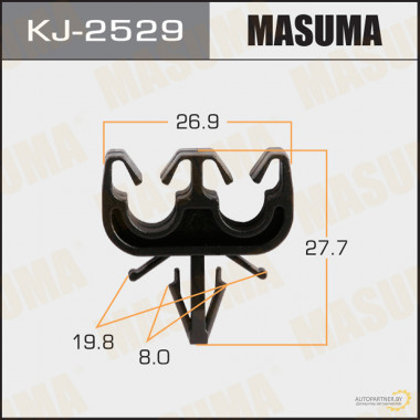 Клипса пластиковая MASUMA (TOYOTA 9046907012)  / KJ2529