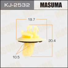 Клипса пластиковая MASUMA (TOYOTA 7588260010)  / KJ2532