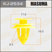 Клипса пластиковая MASUMA (TOYOTA 9046709215)  / KJ2534