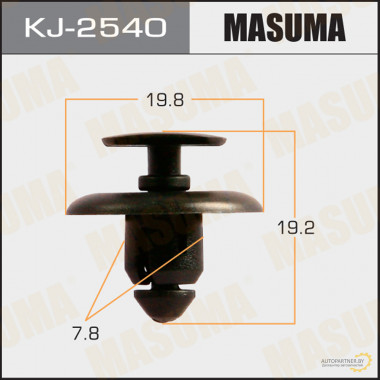 Клипса пластиковая MASUMA (NISSAN 849953J001)  / KJ2540