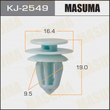 Клипса пластиковая MASUMA (HONDA 91560S9AA01)  / KJ2549