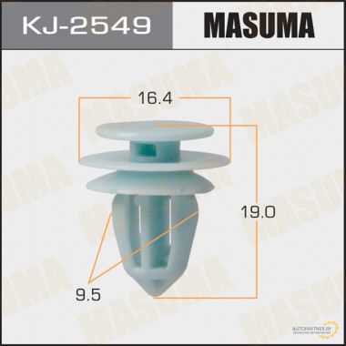 Клипса пластиковая MASUMA (HONDA 91560S9AA01)  / KJ2549