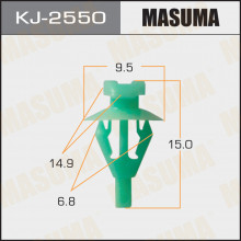 Клипса пластиковая MASUMA (HONDA 72311S5S003)  / KJ2550
