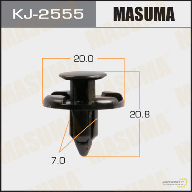 Клипса пластиковая MASUMA (SUBARU 909140051)  / KJ2555