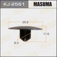 Клипса пластиковая MASUMA (MITSUBISHI MU001282)  / KJ2561