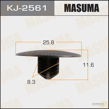 Клипса пластиковая MASUMA (MITSUBISHI MU001282)  / KJ2561