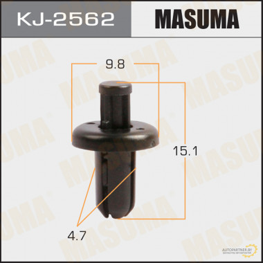 Клипса пластиковая MASUMA (SUBARU 909140059)  / KJ2562