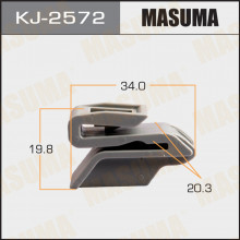 Клипса пластиковая MASUMA (NISSAN 85284JD00A)  / KJ2572