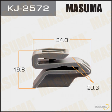 Клипса пластиковая MASUMA (NISSAN 85284JD00A)  / KJ2572