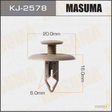 Клипса пластиковая MASUMA (MAZDA B0426886505)  / KJ2578