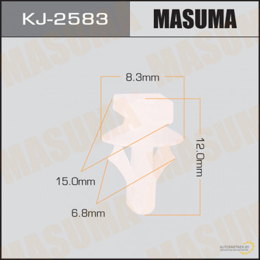 Клипса пластиковая MASUMA (NISSAN 808501FA0B)  / KJ2583