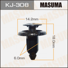 Клипса пластиковая MASUMA (TOYOTA 9046706133)  / KJ308