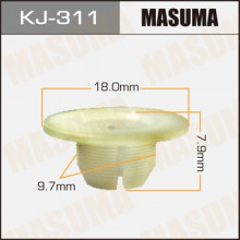 Клипса пластиковая MASUMA (TOYOTA 9046710081)  / KJ311