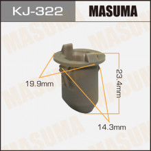 Клипса пластиковая MASUMA (TOYOTA 9046714010)  / KJ322