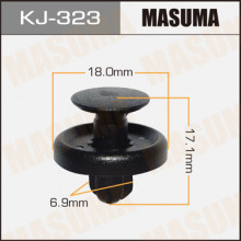 Клипса пластиковая MASUMA (TOYOTA 9046710183)  / KJ323
