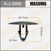 Клипса пластиковая MASUMA (TOYOTA 9046709032)  / KJ326