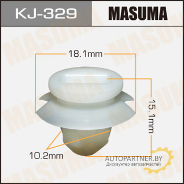Клипса пластиковая MASUMA (TOYOTA 9046710178)  / KJ329