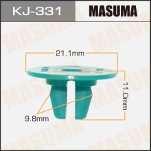 Клипса пластиковая MASUMA (TOYOTA 9018906226)  / KJ331