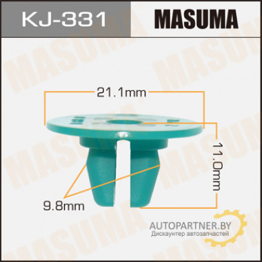 Клипса пластиковая MASUMA (TOYOTA 9018906226)  / KJ331