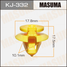 Клипса пластиковая MASUMA (TOYOTA 6792116020)  / KJ332