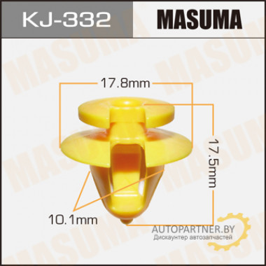 Клипса пластиковая MASUMA (TOYOTA 6792116020)  / KJ332