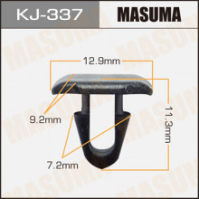 Клипса пластиковая MASUMA (TOYOTA 9046708030)  / KJ337