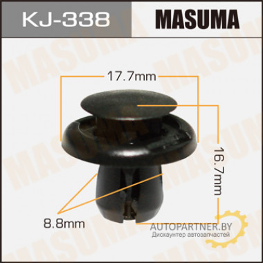 Клипса пластиковая MASUMA (TOYOTA 9046709185)  / KJ338