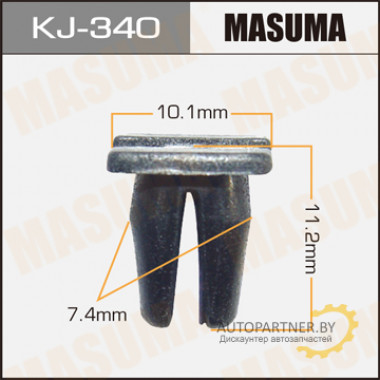 Клипса пластиковая MASUMA (TOYOTA 9018904025)  / KJ340